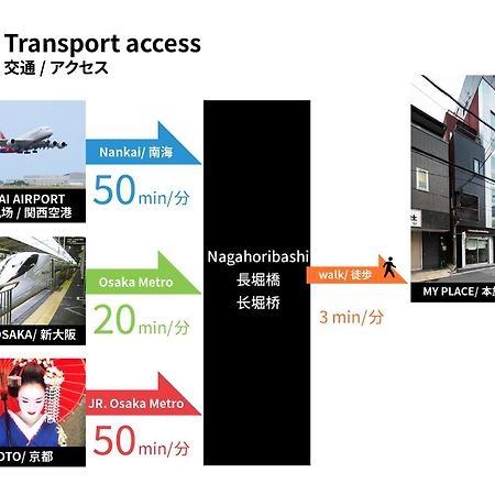 Apartamento Sitsurae Osaka Shinsaibashi Exterior foto