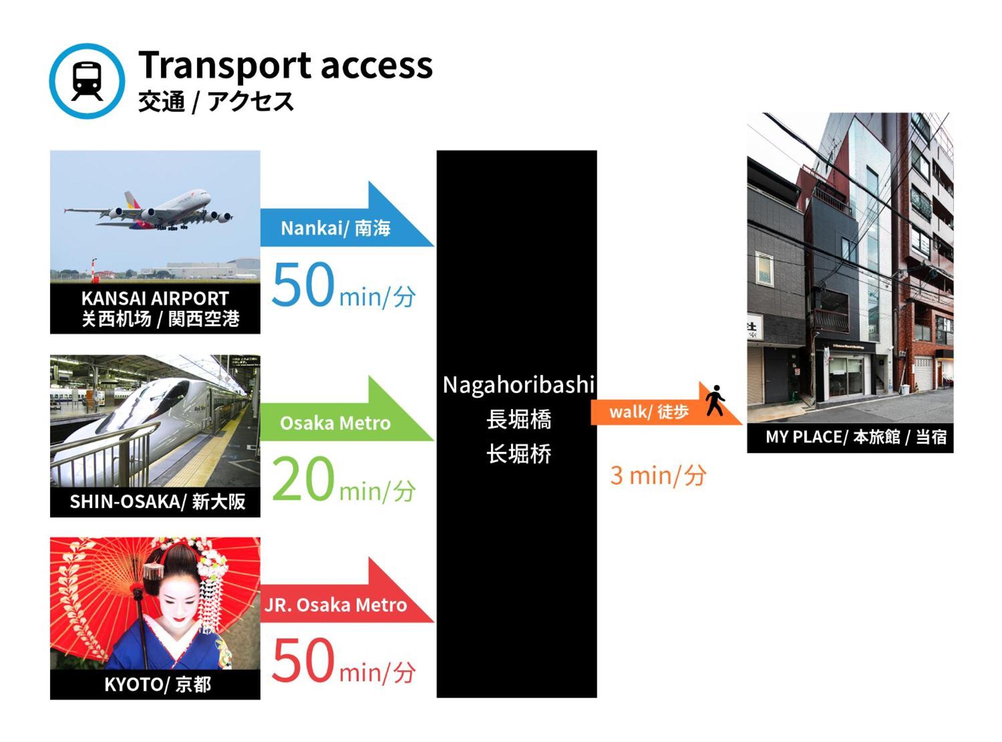 Apartamento Sitsurae Osaka Shinsaibashi Exterior foto